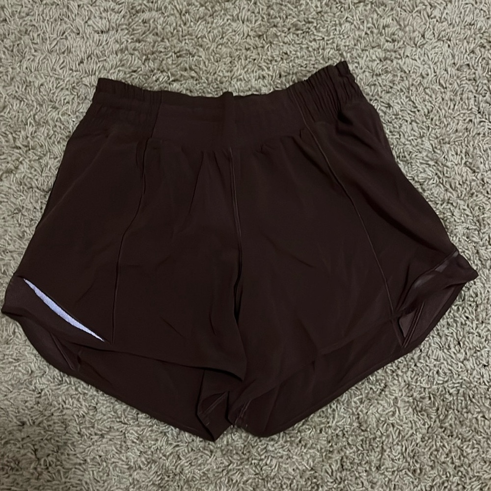 Lululemon HR shorts. Size 4 and 4 inch inseam. In great condition!